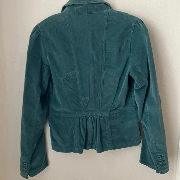 Marc Jacobs Turquoise Corduroy Jacket - Picture 2 of 4